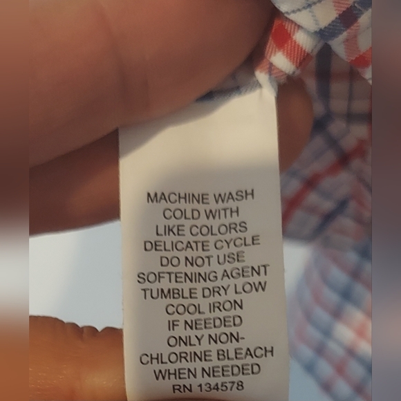 Vineyard Vines Mens Long Sleeve Button-Down Slim Fit Whale Shirt Size Large - Picture 8 of 11